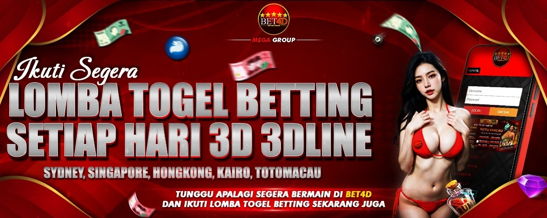 LOMBA 3D - 3 LINE WAJIB BETTING IDR 3.000