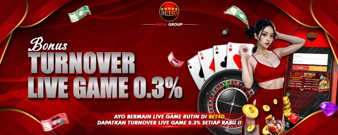 BONUS TURNOVER LIVE GAME 0.3%